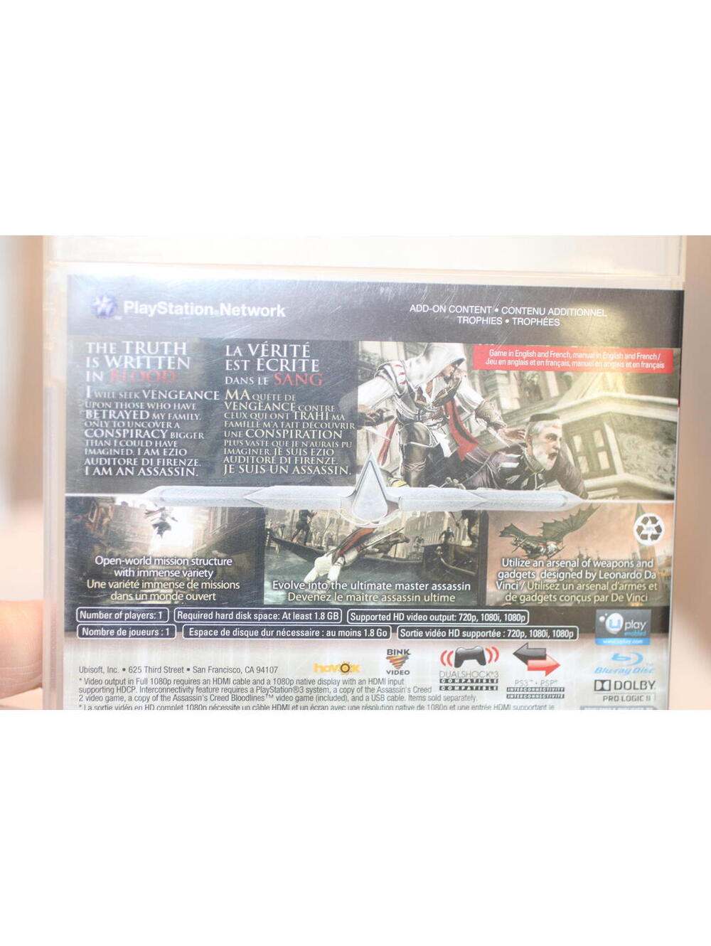 Assassin's Creed II PlayStation 3 Video Game PS3 Complete - Picture 4 of 6